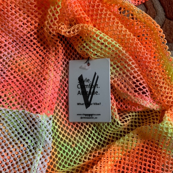 TIE DYE MESH SHIRT - Picture 2 of 2